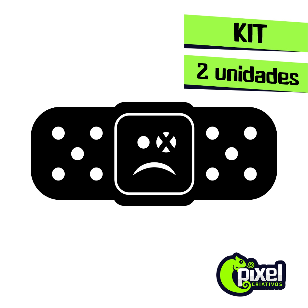 KIT Adesivo Vinil Band Aid, Carro, Moto, Notebook, Vidro - 2 Tamanhos