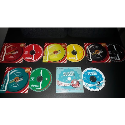 Coleção 4 Mini CD's Vibe Sound Coca Cola + 1 VCD Vibe Sussa