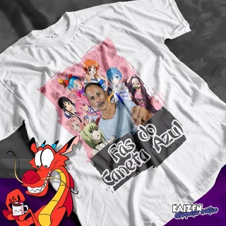 Camiseta Meme - Manoel Tsé Gomes - Fãs do Caneta Azul - Anime - Poliéster