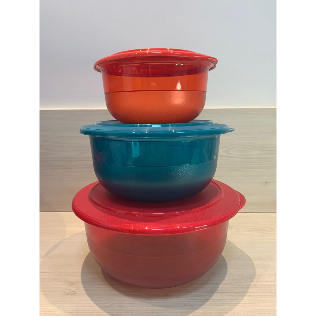 Tupperware Juego de 2 recipientes para congelación, 800 ml, color blanco, azul claro y azul