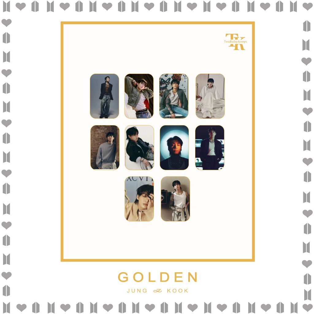 Fotocards GOLDEN - 10 unidades | Shopee Brasil
