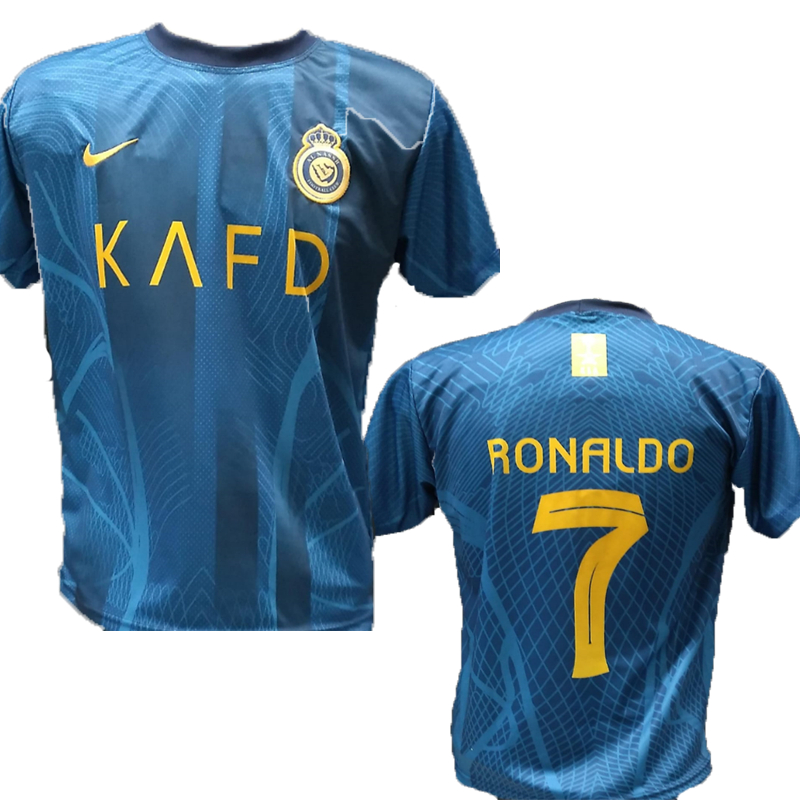 Camisa Al-Nassr FC Home 2022/2023 Amarela e Azul – Versão Torcedor – KS  Sports – Camisas de Times e Seleções