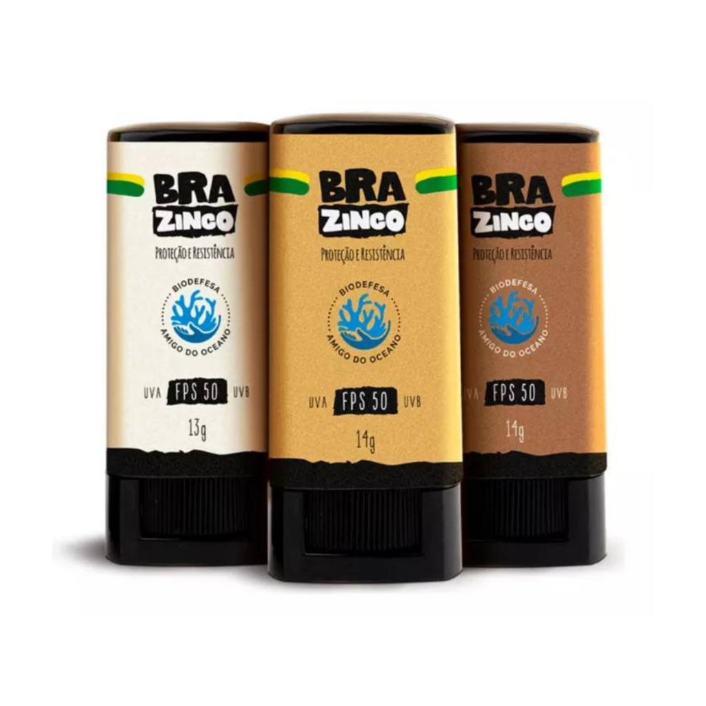 Protetor Solar Facial Brazinco Fps 50 Vegano Resistente Água
