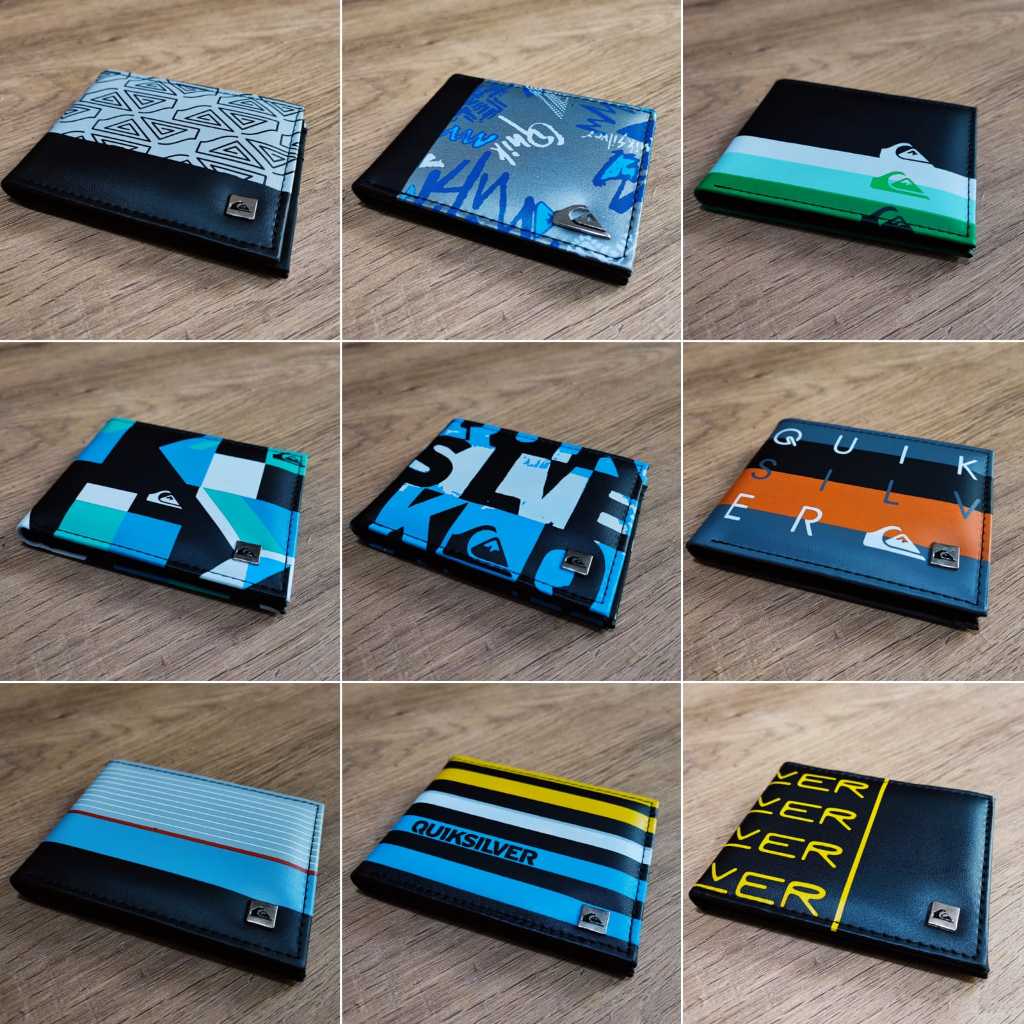 Carteira Masculina Quiksilver Compacta Diversos Modelos