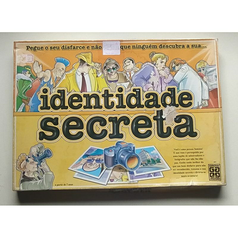 Jogo Identidade Secreta Grow Shopee Brasil