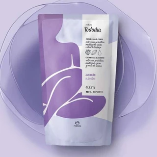 Refil Creme Nutritivo Desodorante para o Corpo Algodão Tododia - 400ml