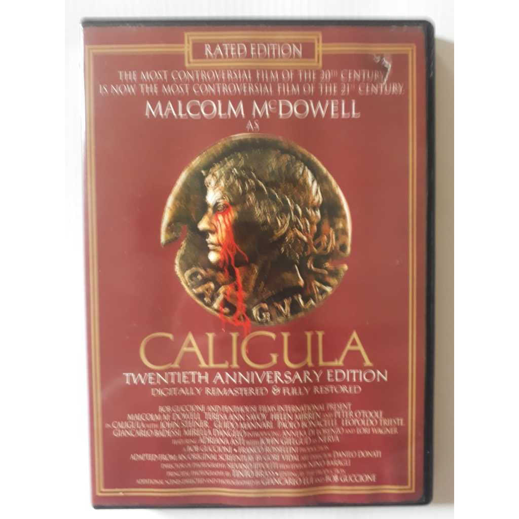 Dvd Calígula - Malcolm Mcdowell - Original Usado Importado Região 1 |  Shopee Brasil