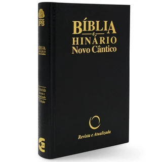 Bíblia E Hinário Novo Cântico IPB - Preta capa dura | letra normal ( Presbiteriana )