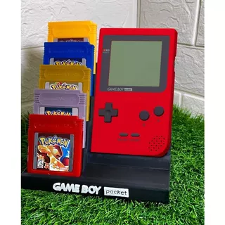 SUPORTE PARA GAMEBOY POCKET COM SUPORTE PARA CARTUCHOS DE JOGO 5X