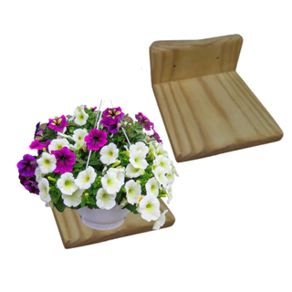 Kit 2 Suporte para vasos e plantas, pode ser usado para prateleira. 19 centímetros.