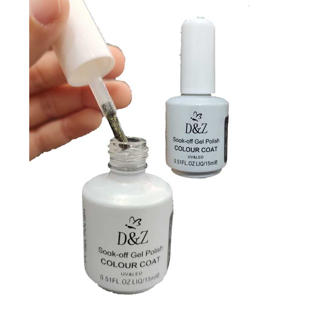 Esmalte Gel 15ml D&Z Polish Colour Coat Seca na Cabine esmaltes ...