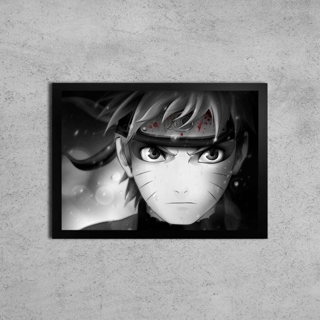 Quadro Decorativo Naruto Com Moldura X Cm Shopee Brasil