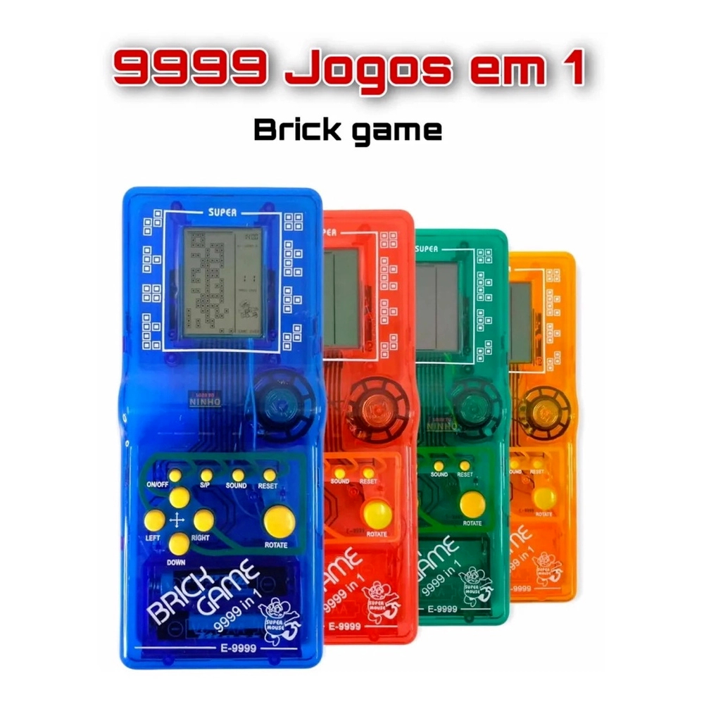 Vídeo Game Portátil 9999 Jogos em 1 - Mini Game Retrô Promoção