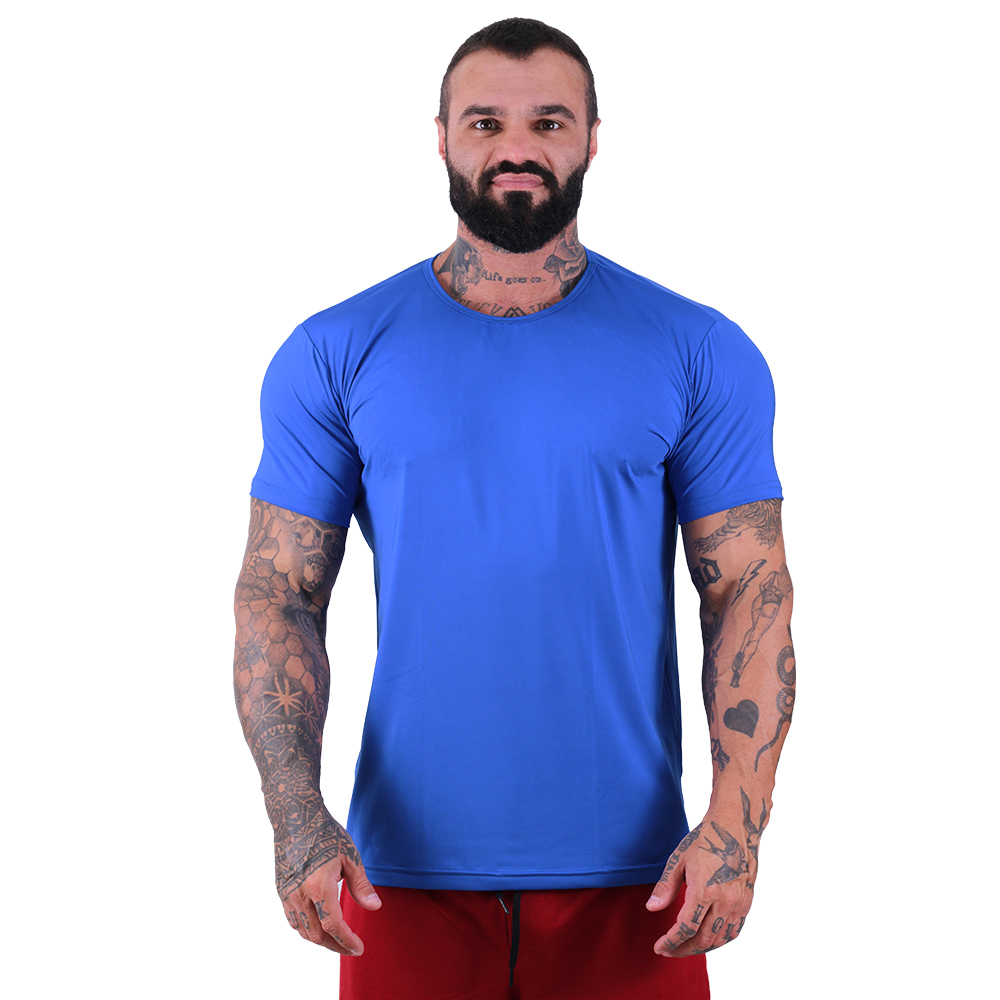 Camiseta Tradicional MXD Conceito Dry Fit 90% Poliéster 10% Elastano UV50+ MultiFresh Acabamento Liso