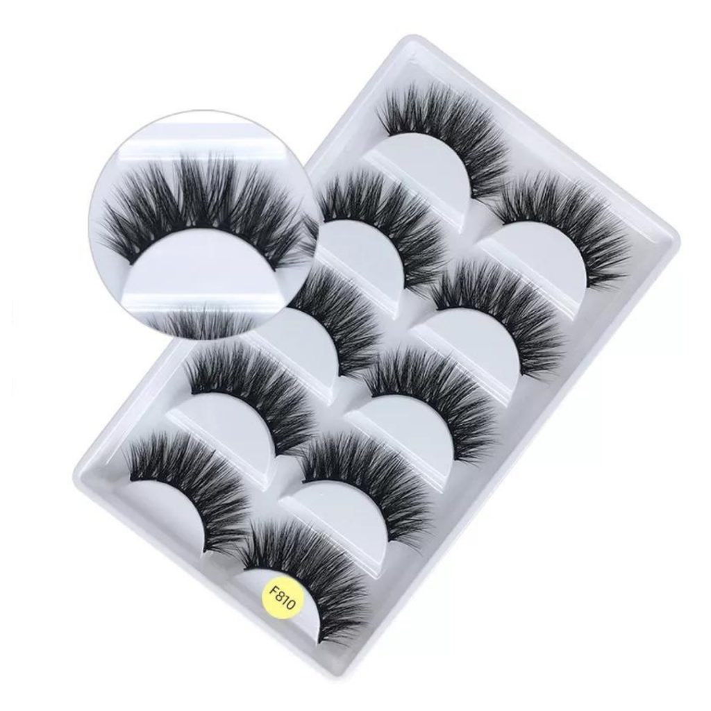 Cilios Postiços Cartela Volume Russo Delicados Boneca Drag Mink 3D ...