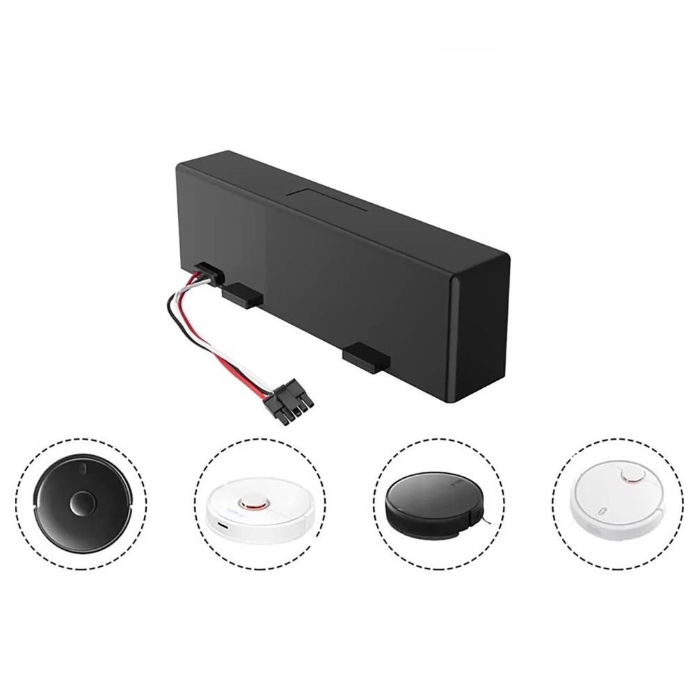 CITYORK 6200 mAh 14,4 V Li-Ion batterij voor Xiaomi Mop 2S / Mop Pro/Mop P, reserveaccu compatibel met Xiaomi Mijia STYTJ02YM / XMSTJQR2S stofzuiger robotbatterij