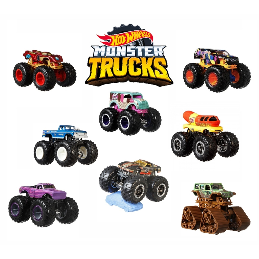 Hot Wheels Monster Trucks 1/64 (Vendido Separadamente) | Shopee Brasil
