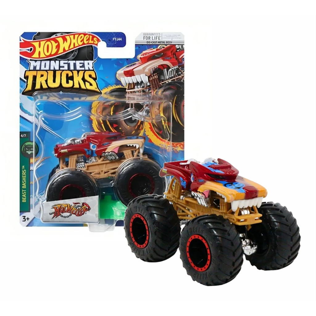 Hot Wheels Monster Trucks 1/64 (Vendido Separadamente) | Shopee Brasil
