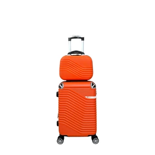 kit de Mala De Viagem 10 KG 4 Roda Gira 360 Grau Fibra + Frasqueira SKU:4567