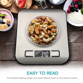 Balança Digital Cozinha Inox Alta Precisão Escala À 10kg