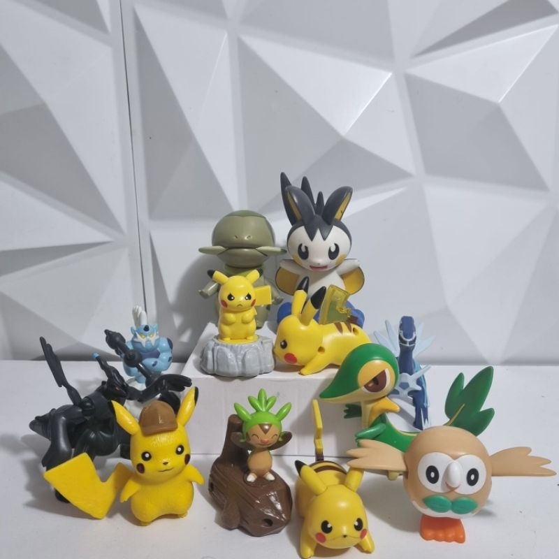 Personagens Pokemon Coleção do Mc Donald's