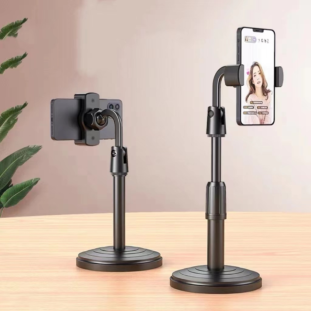 Suporte Para Celular De Mesa Tripé Articulado 360º Base Estável ...