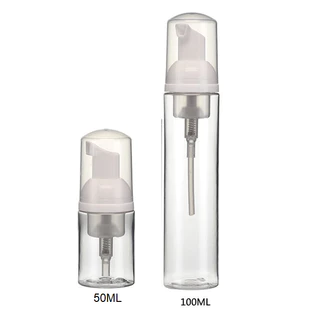 Frasco Pump com válvula Espumador Para Higiene 50ml ou 100ml Ideal para Limpeza Facial e Corporal em Oferta na Shopee