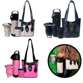 Kit Chimarrao Mateira Mate Cuia Garrafa Termica Choker Bolsa Kit