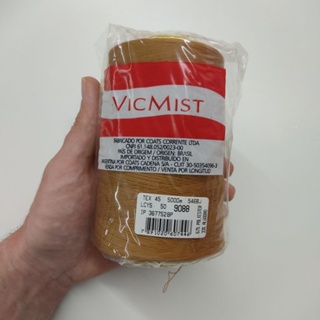 Linha n50 Mista TEX45 Ocre Cor 9088 VicMist - 5 000 Metros