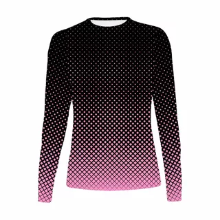 Camiseta Proteção Solar UV 50+ Praia Piscina Geométrica Caminhada Trilha Térmica Feminina