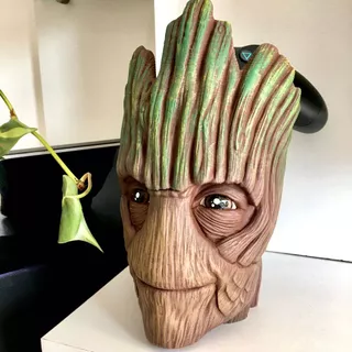 Cabeça genérica Groot Suporte para fones de ouvido headset headphone controles de Video game e vaso