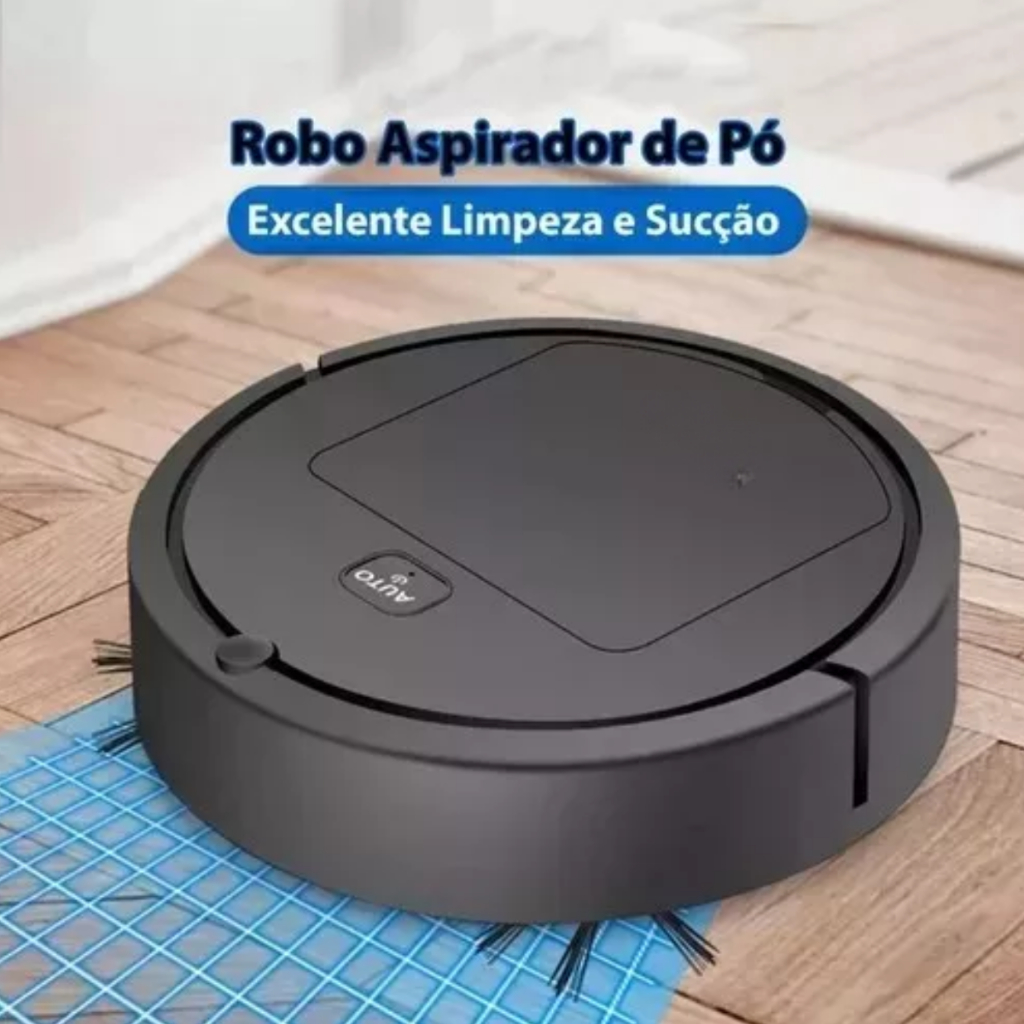 Aspirador De Pó Robô Inteligente 4 Em 1 Aspira E Limpa