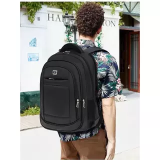 Mochila Profissional Grande Capacidade Preto Notebook Impermeável De Trabalho Escolar Universitária 999 l333