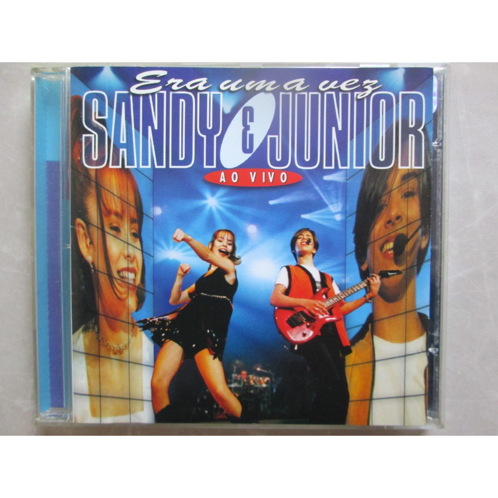 CD - SANDY E JUNIOR / Era Uma Vez / Ao Vivo / Impecável / Com Encarte ...