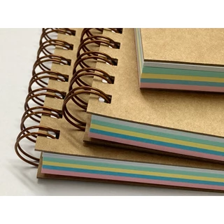 Caderno A5 Miolo Color Liso 125 Fls Wire-o Capa Dura 01 Unid