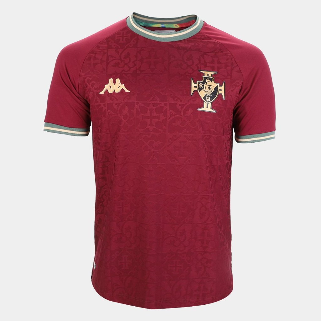 Camisa Do Vasco Goleiro Bordô 2023 Tailandesa - Edição Limitada
