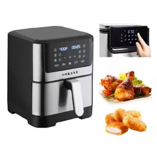 Air Fryer Fritadeira Sem Oleo Premium Visor Digital 1800w 7l