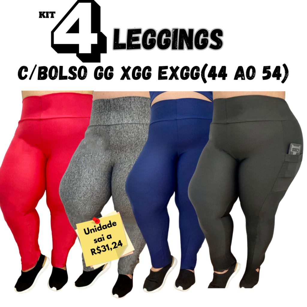 Leggings azuis 4D Stretch, Leggings desportivos e joggers para mulher