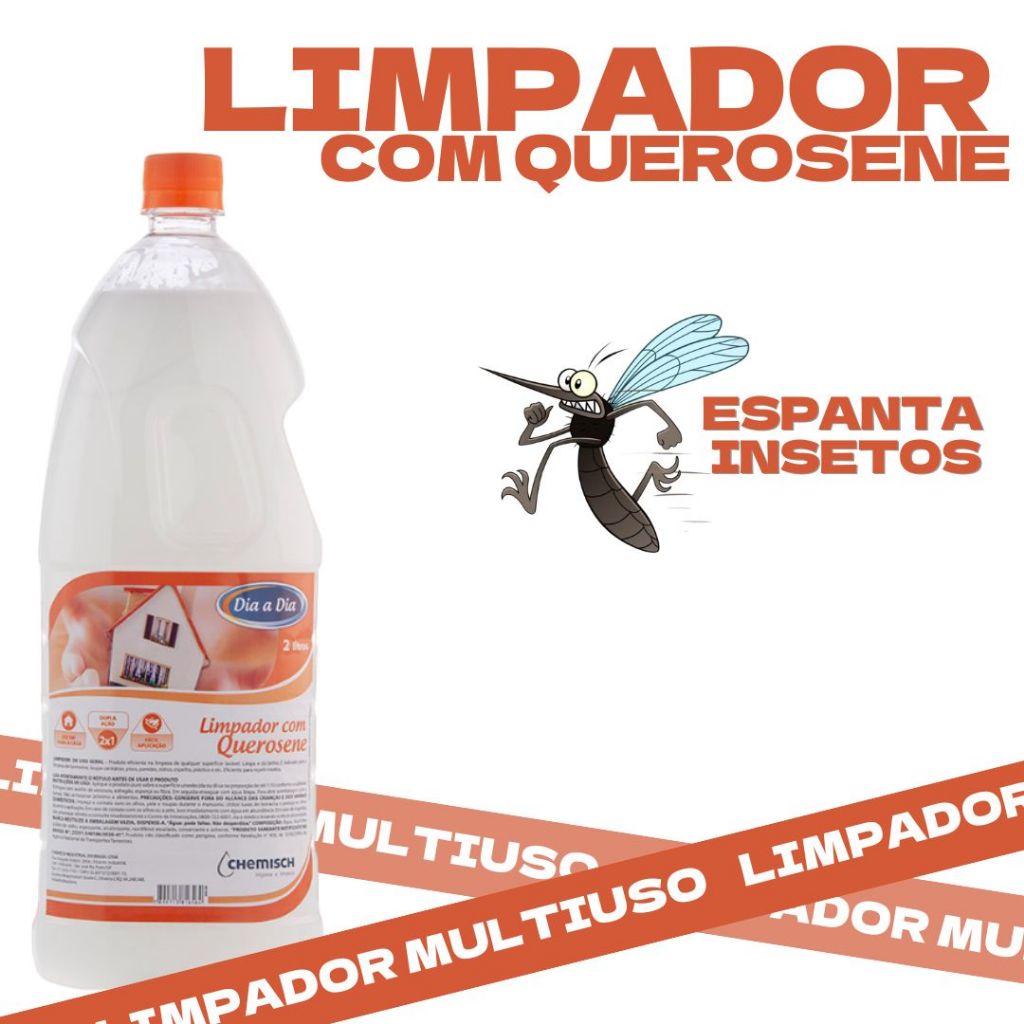Limpador com Querosene 2L Com Espumação Para Limpeza | Shopee Brasil