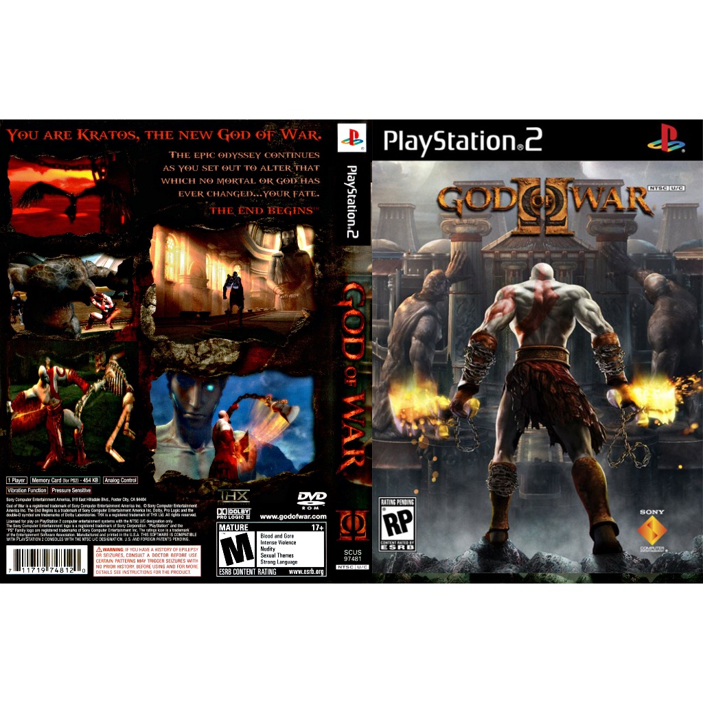 God Of War 1 e 2 (patch) - PS2