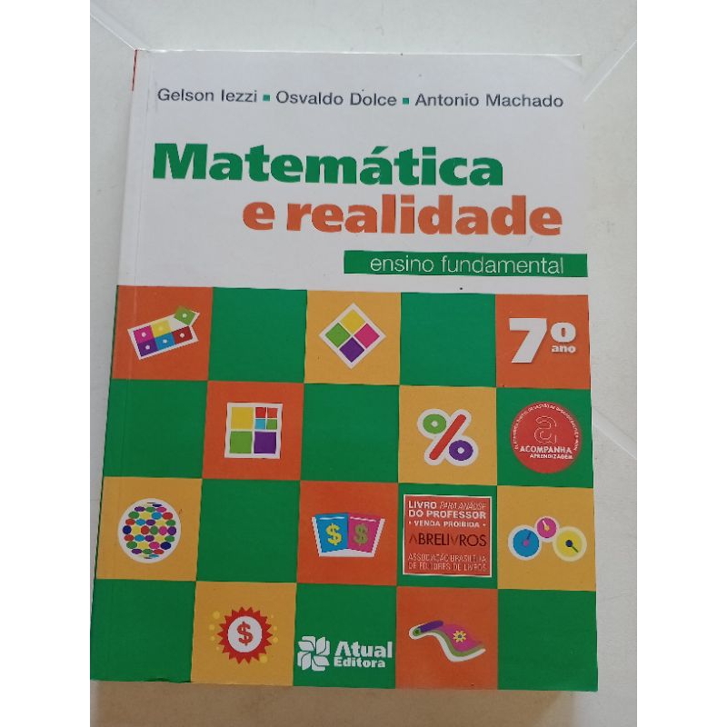 Matemática e Realidade 7 Ano- Gelson Iessi - 8 edição (PROFESSOR ...