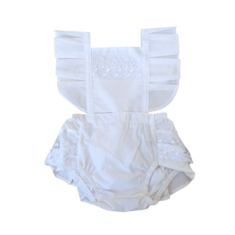 Romper Natal Ano-Novo Branco Vermelho Rosa Bunda Rica Vaquinha Foto Mesversário Bebê 9 10 11 12 meses 1 ano 2 anos Conjunto Batizado Menina Bebê