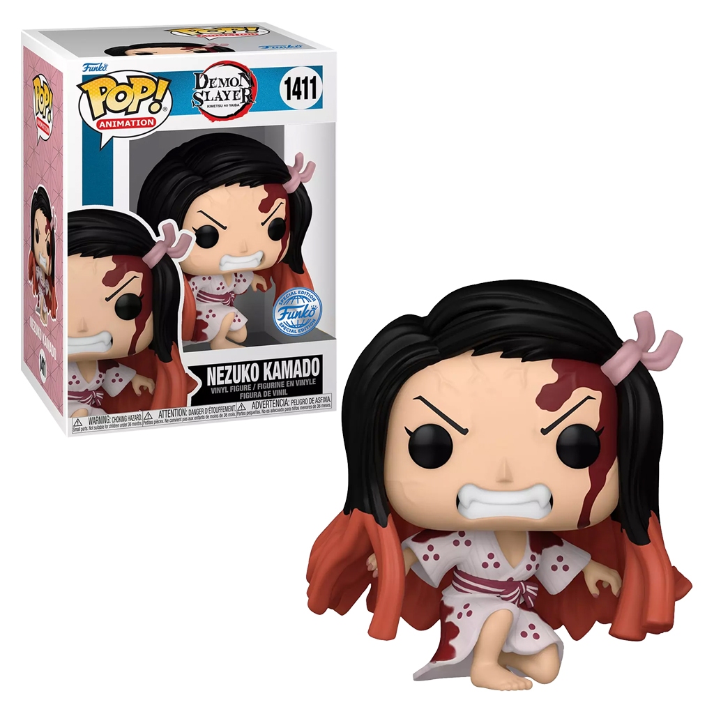 FUNKO POP ANIMATION DEMON SLAYER: KIMETSU NO YAIBA EXCLUSIVE - NEZUKO  KAMADO 1411 NOVO ORIGINAL | Shopee Brasil