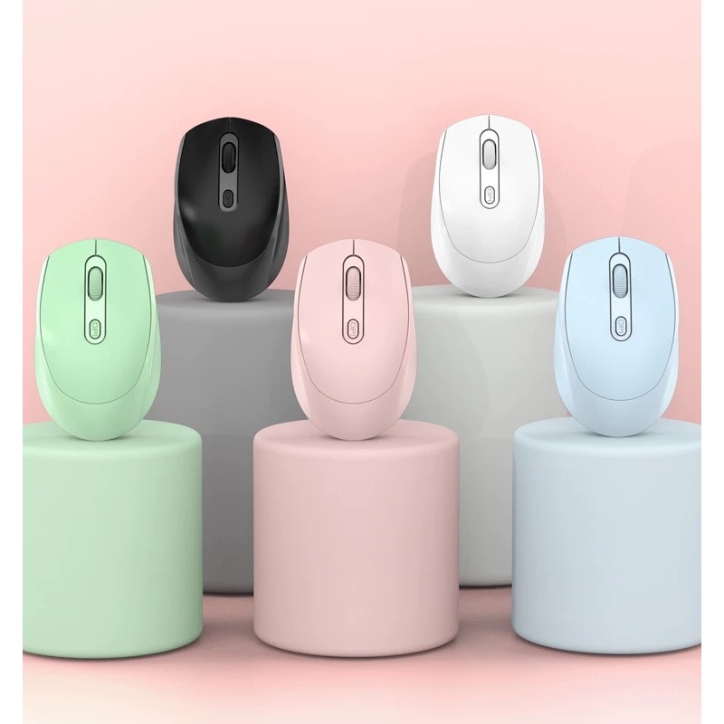 Mouse Sem Fio Colorido Wireless 2.4GHz Usb Óptico Escritório Elegante -W82