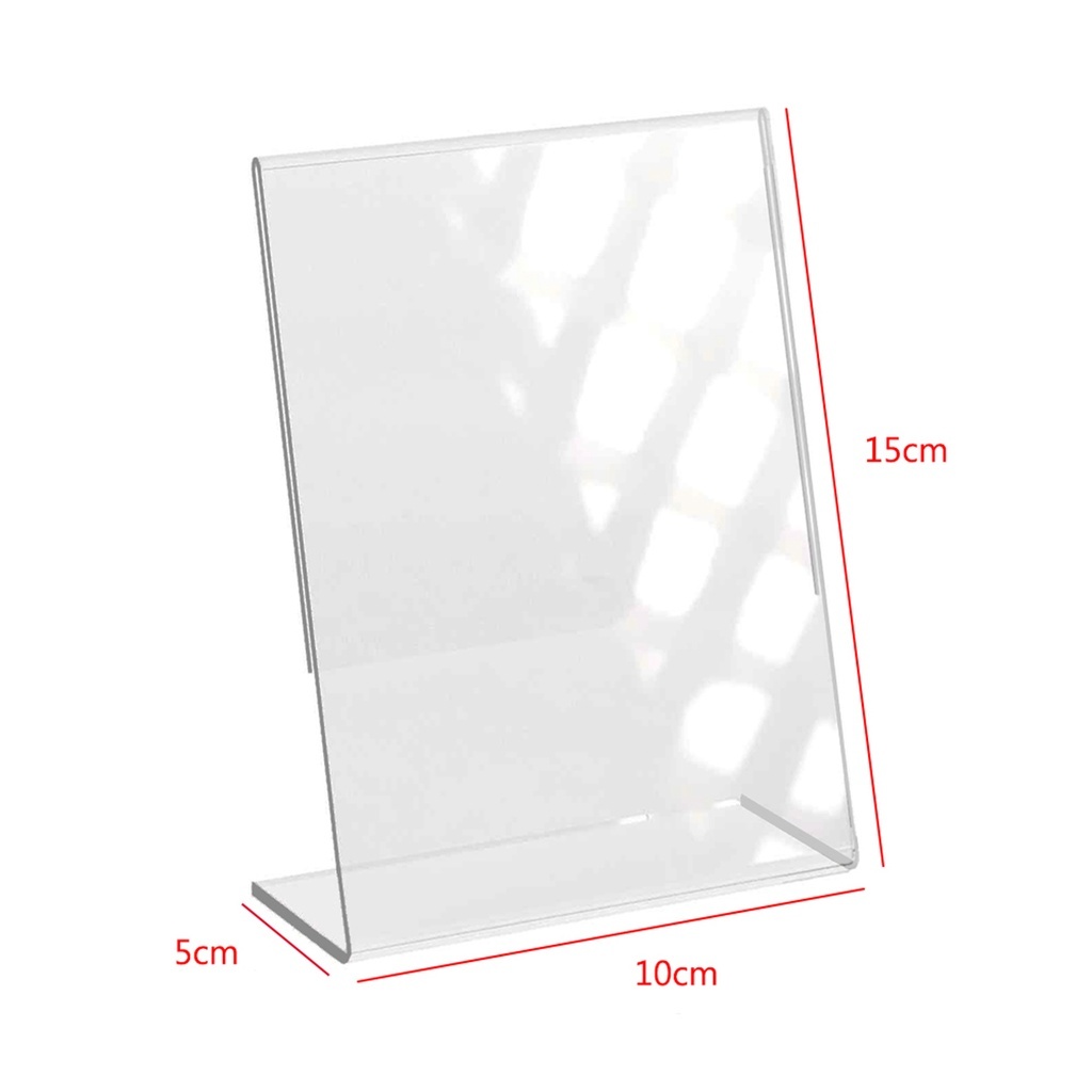 Display Expositor Acrilico L Tamanho A6 10x15cm Vertical mesa | Shopee ...