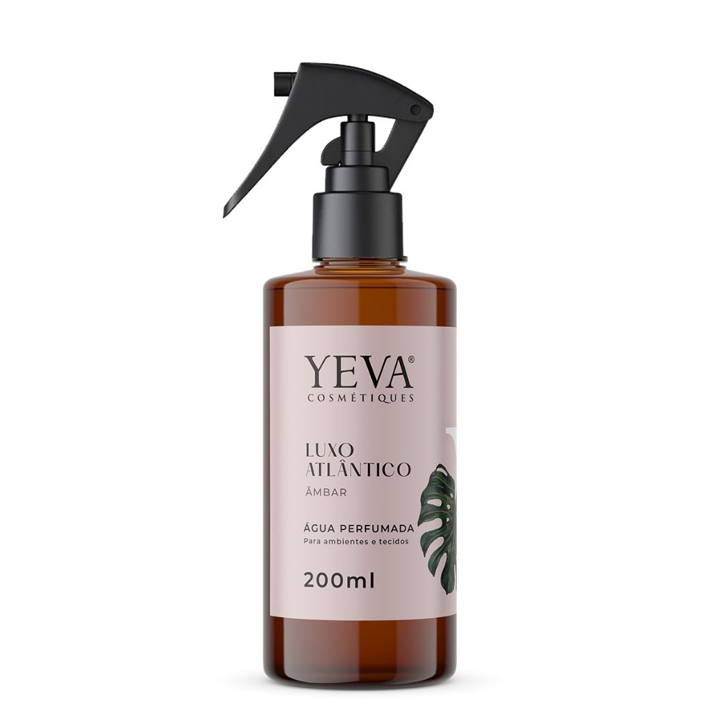 Água Perfumada YEVA Luxo Atlântico - Âmbar - 200ml