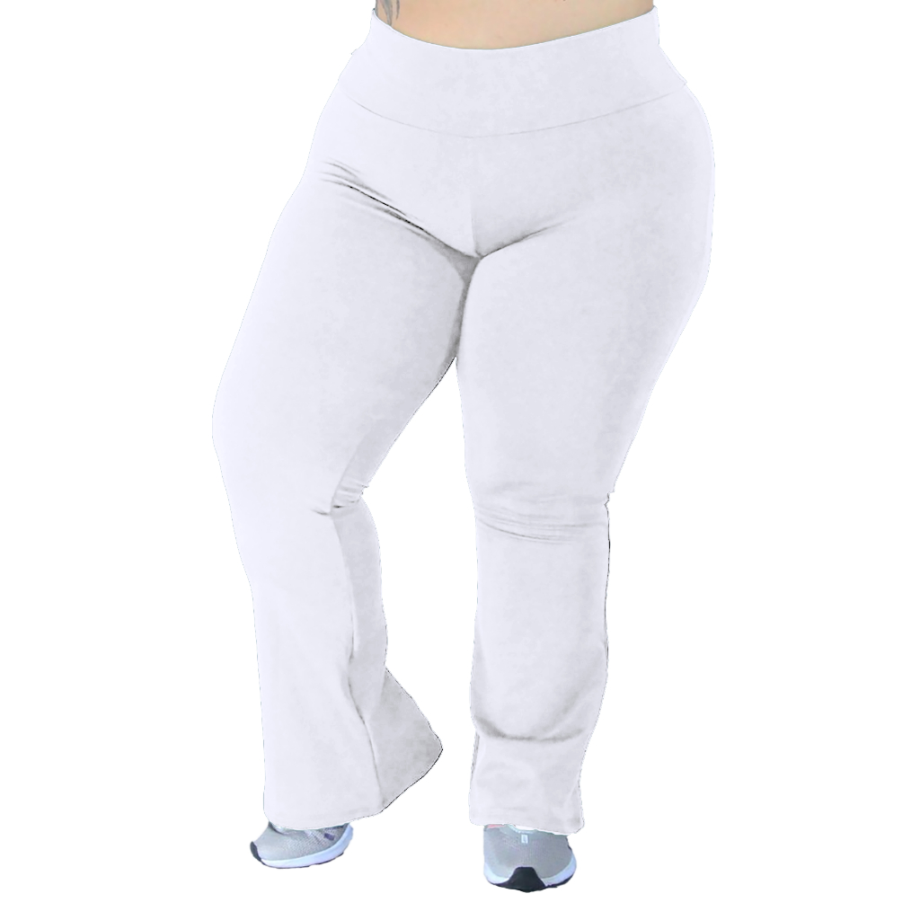 Calça Capri Plus Size Branca Babi - Look Plus Size de Réveillon com estilo