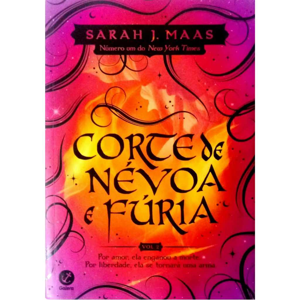 Livro Corte de Névoa e Fúria Sequencia de Corte de Espinhos e Rosas ...