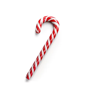 Kit 12 Bengalas de Natal Doce Enfeite de Árvore de Natal Decoração Natalina Candy Pirulito Vermelho e Branco