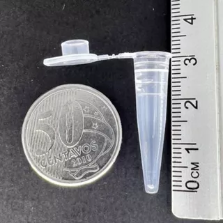 Microtubo pino cápsula Tipo epp 0,3ml (0.32) Novo Pacote com 1000 Unidades - Colorido